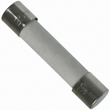 EATON BUSSMANN Ceramic Fuse, ABC Series, Fast-Acting, 15A, 250V AC, 10kA at 125V AC/DC, 750 A at 250V AC BK/ABC-15